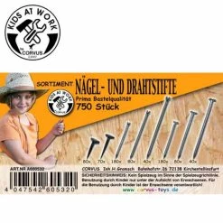 Kids At Work Kindergereedschap Spijkers Passend Bij De Hamers Voor Kinderen