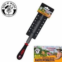 Kids At Work Kindergereedschap Halfronde Houtrasp Met Ergonomisch Handvat