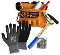 Kids At Work Kindergereedschap Gereedschapsgordel Mini 02 Met Werkhandschoenen