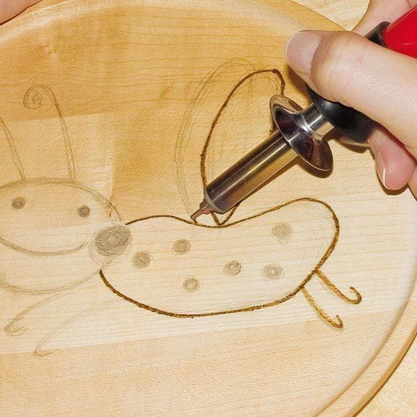 Pebaro Houtbrandpen - Graveer Hout, Kurk En Leer Met Deze Pen Voor Houtbranden - Afbeelding 3