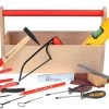 Kids At Work Kindergereedschap Houten Gereedschapskist Met Inhoud