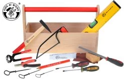 Kids At Work Kindergereedschap Houten Gereedschapskist Met Inhoud