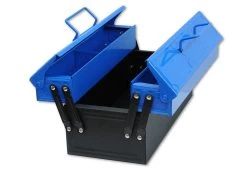 Kids At Work Kindergereedschap Kindergereedschapskist Van Metaal Kleur Blauw