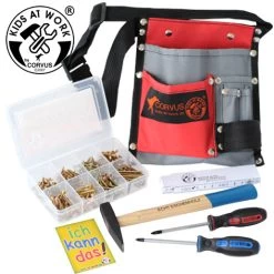 Kids At Work Kindergereedschap Gereedschapsgordel 02 Van Textiel Met Inhoud