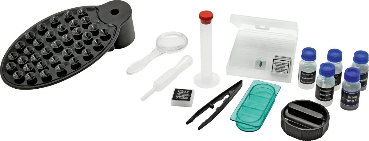 Bresser Bresser Kindermicroscoop 40 X - 640 X Blauw - Afbeelding 4