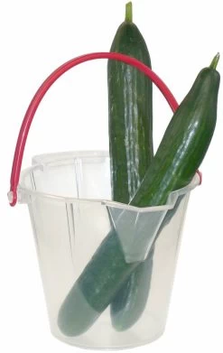 Kids At Work Kindergereedschap Emmer Transparant - Doorzichtige Emmer