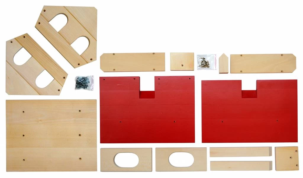 Kids At Work Kindergereedschap Vogelvoederhuisje Bouwpakket - Afbeelding 3