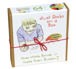 Crayon Rocks Just Rocks Box - 64 Krijtjes - 4 X 16 Soja Waskrijtjes