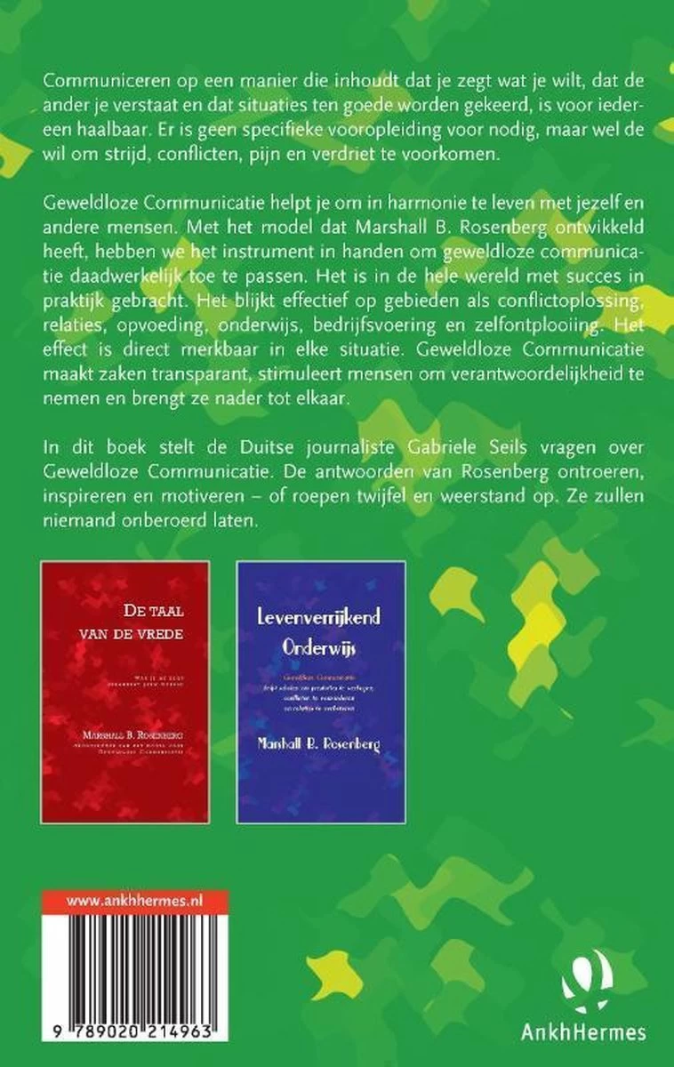 Uitgeverij Ank Hermes Kinderboeken Gelijk Hebben Of Gelukkig Zijn - Geweldloze Communicatie - Afbeelding 2