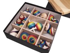Mader Houten Tollen Mader Educatieve Set Tollen - 26 Stuks