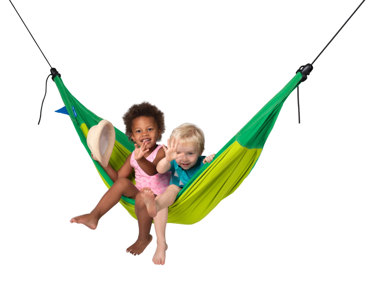 La Siesta Moki Froggy Hangmat Voor Kinderen Van Biologisch Katoen - Groen - Afbeelding 2