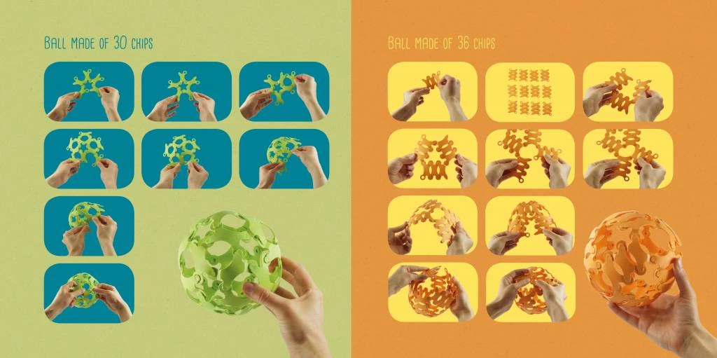 TicToys Ecologisch Beweegspeelgoed Binabo Mix: 240 Constructieschijfjes Van Bioplastic - Vanaf 6 Jaar - Afbeelding 8