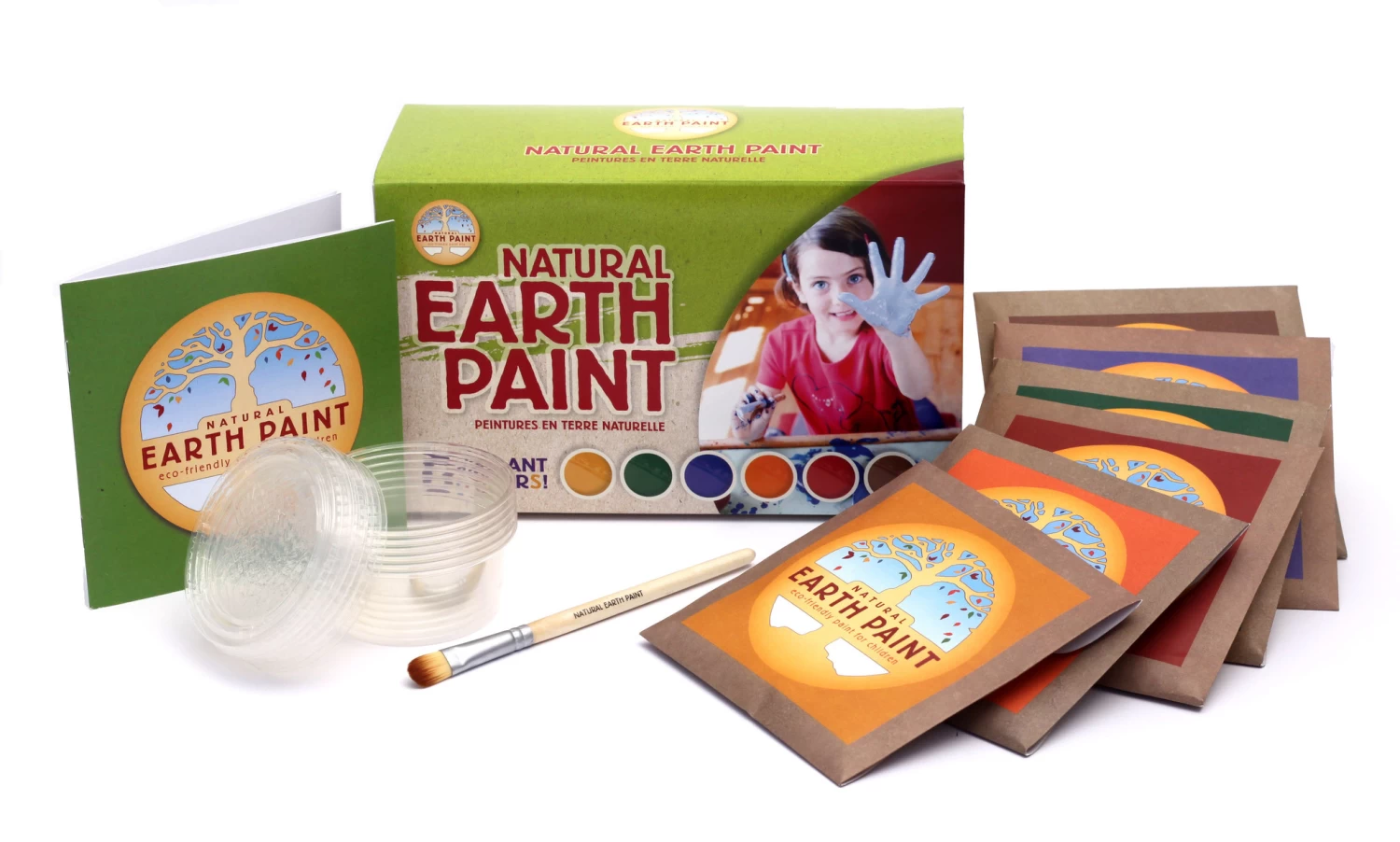 Natural Earth Paint Natuurlijke Kinderverf En Kunstverf Natural Earth Paint - Natuurlijke Gifvrije Kinderverf Set 3 Liter