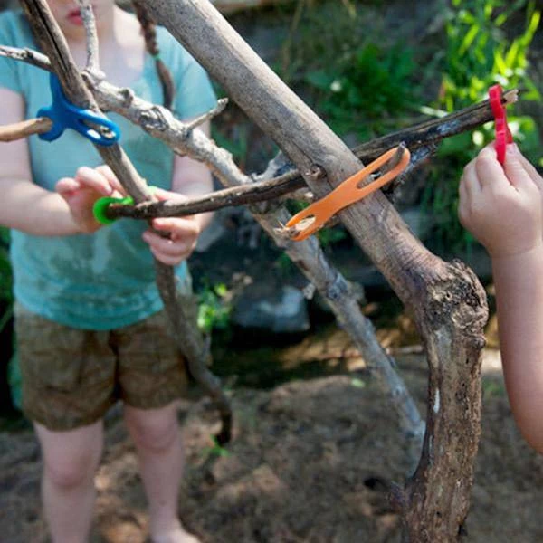 Stick-lets Constructiemateriaal Voor Binnen En Buiten Stick-lets Small Educational/school Kit 90 Pieces - Afbeelding 5