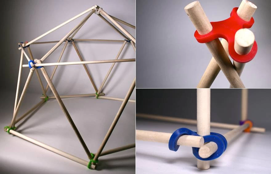 Stick-lets Constructiemateriaal Voor Binnen En Buiten Stick-lets Small Educational/school Kit 90 Pieces - Afbeelding 7