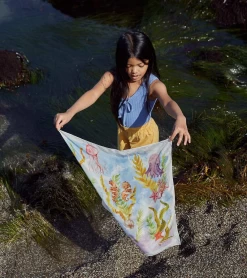 Sarah's Silks Speelzijde Sarah's Silks Mini Play Silk Kelp Forest Summer 2021