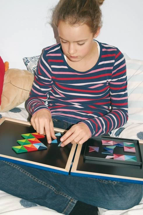 Grimms Magneetpuzzel Gekleurde Driehoeken - Afbeelding 10