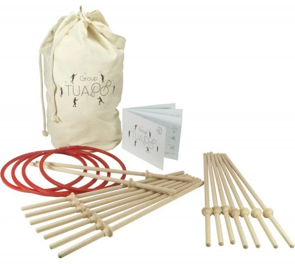 TicToys Ecologisch Beweegspeelgoed Tualoop Groepsspel, Een Uitdagend Werpspel Voor Jong En Oud