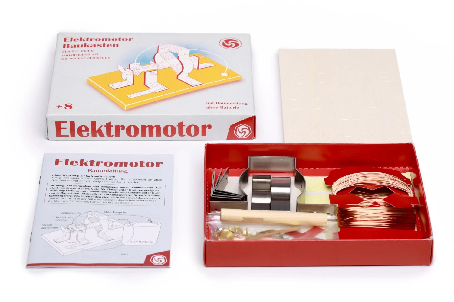 Karl-Schubert-Gemeinschaft - Houten Spellen DIY Elektromotor Bouwpakket
