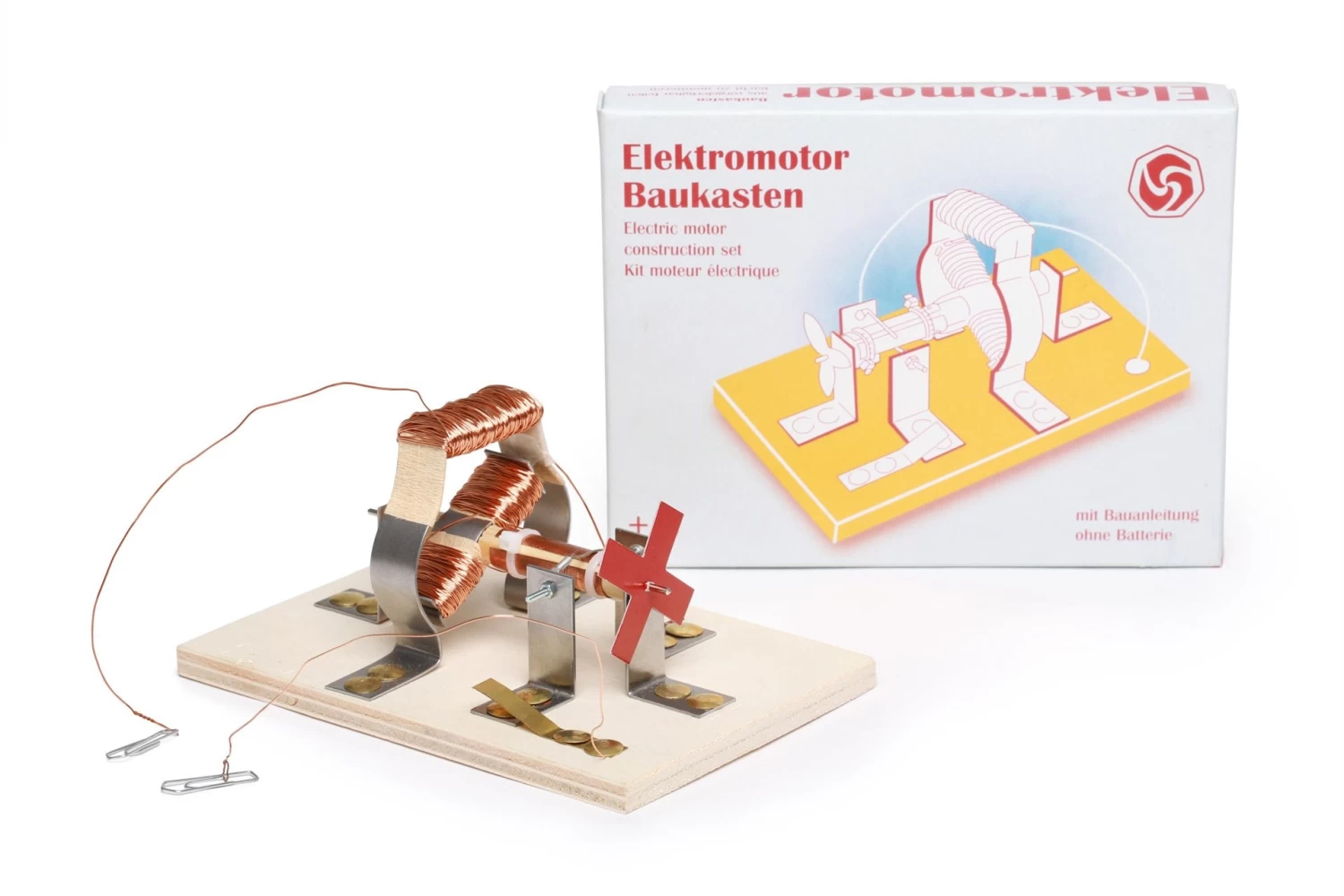 Karl-Schubert-Gemeinschaft - Houten Spellen DIY Elektromotor Bouwpakket - Afbeelding 2