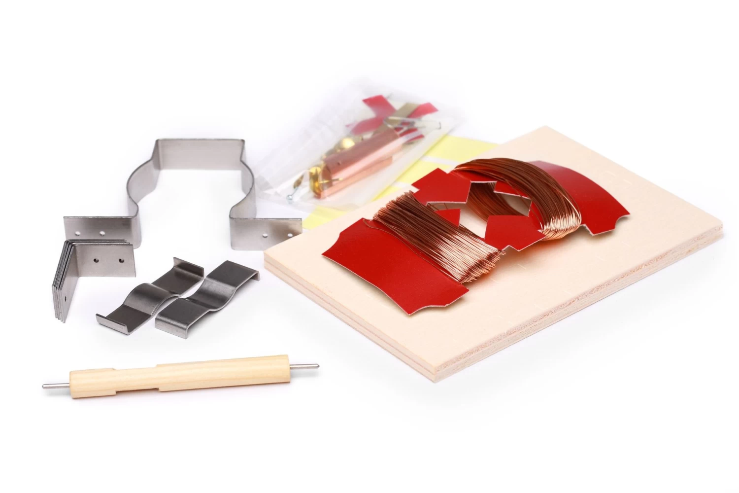 Karl-Schubert-Gemeinschaft - Houten Spellen DIY Elektromotor Bouwpakket - Afbeelding 3