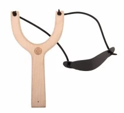 VAH - Spielzeugmanufaktur - Kinderspeelgoed Uit Historische Tijden Kinderkatapult Inclusief 10 Watten Kogels