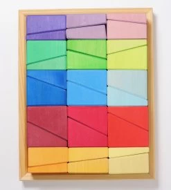 Grimms Bouwset Ongelijke Schuine Blokken