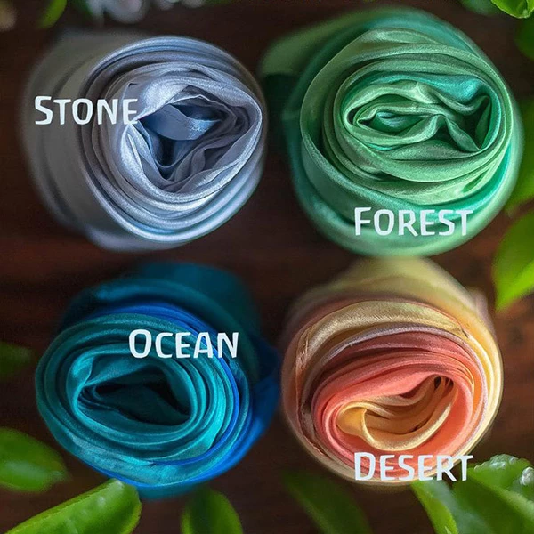 Sarah's Silks Speelzijde Sarah's Silk Earth Playsilk Stone - Afbeelding 4