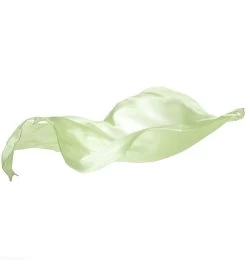 Sarah's Silks Speelzijde Sarah's Silks Zijden Doek In Lime Groen