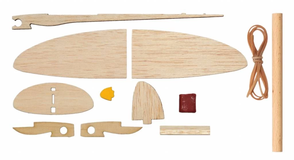 Kids At Work Kindergereedschap Vliegtuig Katapult, Uit Natuurlijk Hout, Zelfbouwpakket Drie - Afbeelding 3