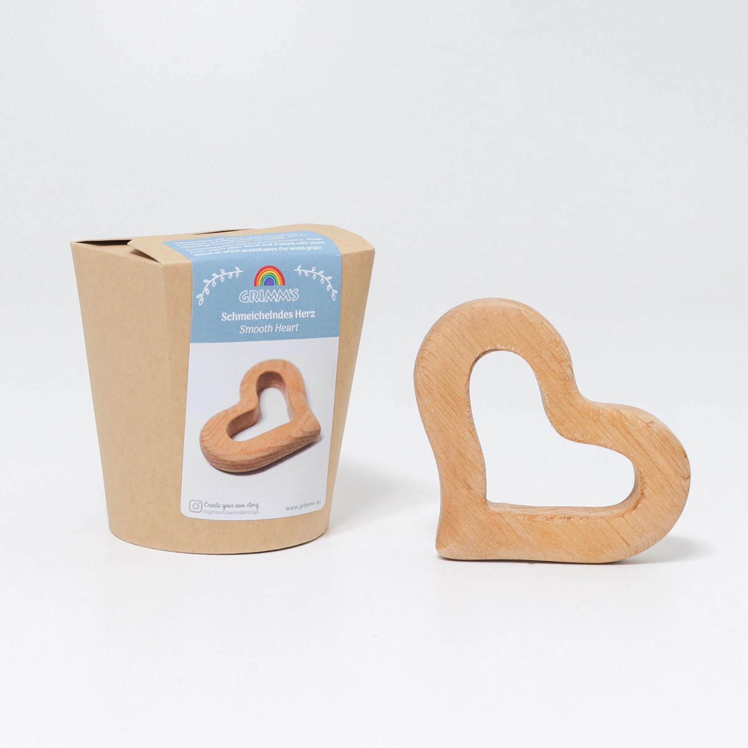 Grimms Grimms Smooth Hearth - Baby Bijtring Hart - Afbeelding 2