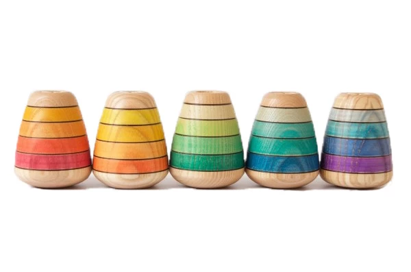 Mader Houten Tollen Houten Caleidoscoop In Prachtige Kleuren - Afbeelding 2