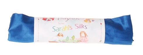 Sarah's Silks Speelzijde Sarah's Silks Koningsblauwe Zijde - Afbeelding 3