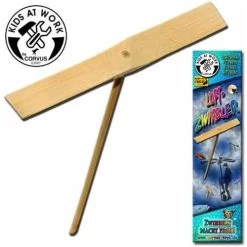 Kids At Work Kindergereedschap Houten Helikopter Luchtspelletje