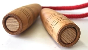 Mader Houten Tollen 5 Meter Springtouw Met Houten Handvatten