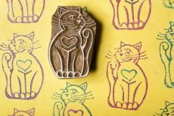 Blockwallah Blokstempel Cat - Kat