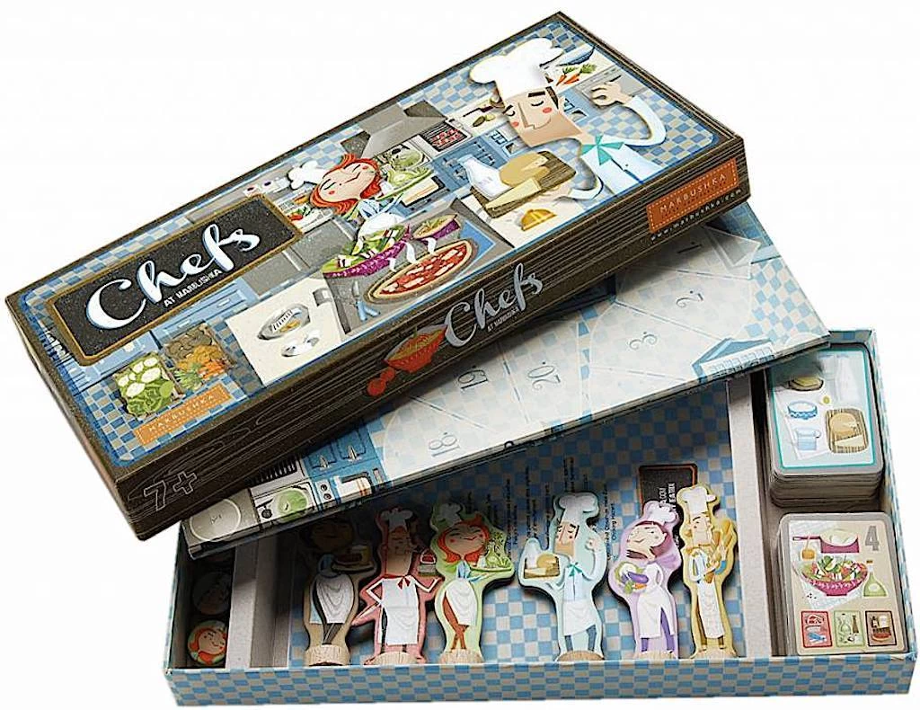 Marbushka Fairtrade Spellen Chefs - Bordspel Waarin Je De Lekkerste Maaltijden In De Horecakeuken Maakt