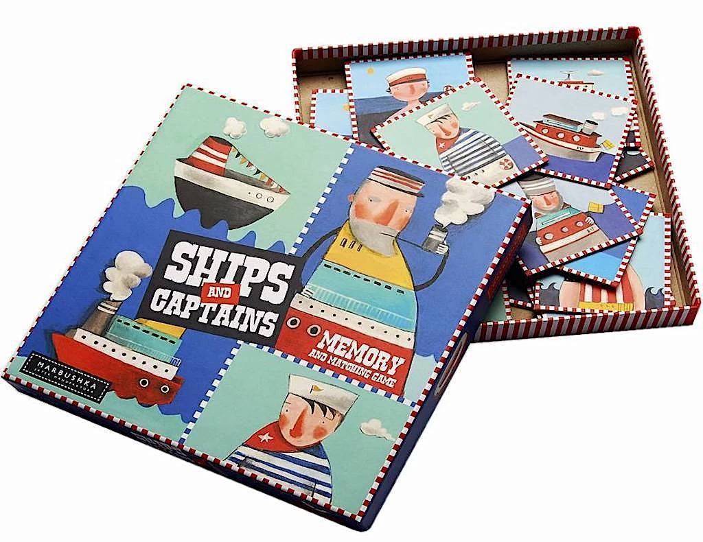 Marbushka Fairtrade Spellen Ships And Captains - Zoek De Kapitein Bij Zijn Schip Of Andersom