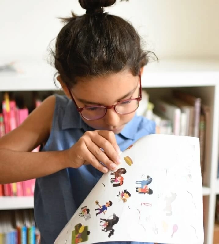 Poppik Poppik Kleine Stickerposter Pony Club - Afbeelding 5