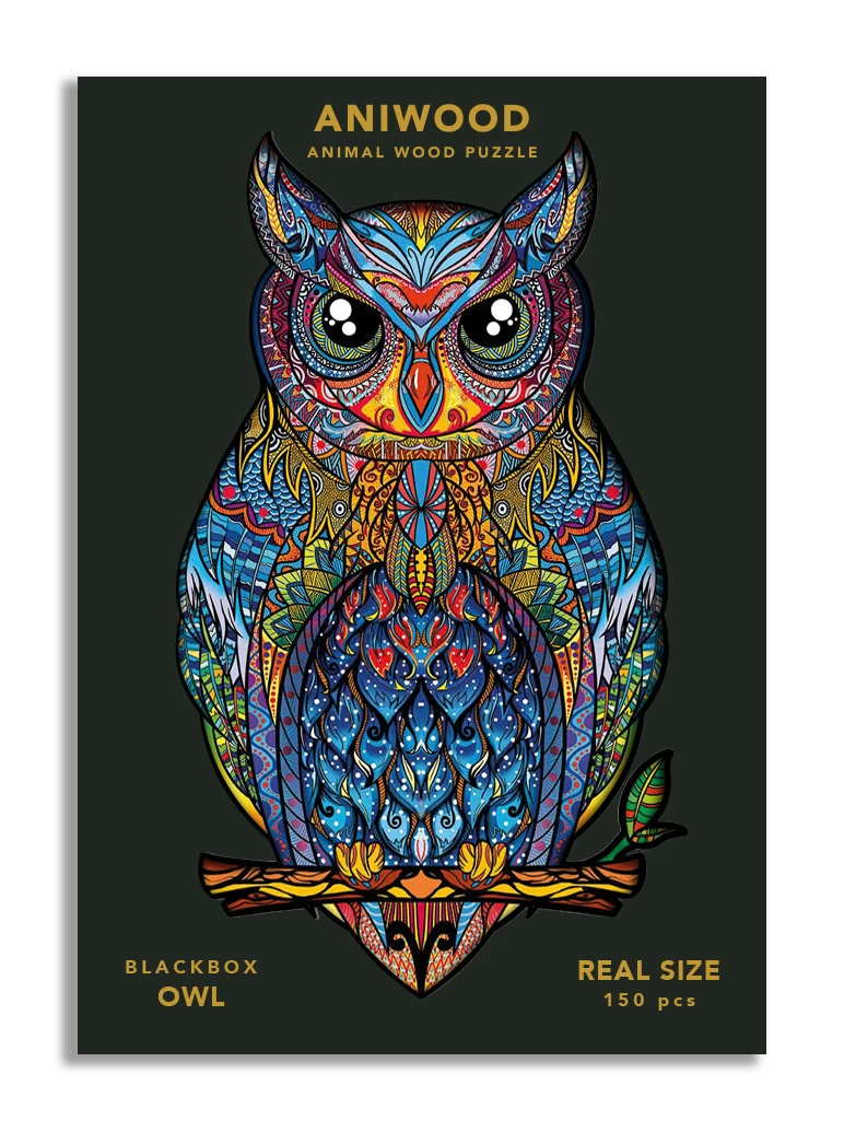 Aniwood Aniwood Puzzel Uil Medium