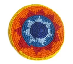 Gehaakte Fairtrade Frisbee