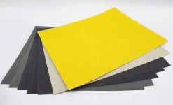 Kunstwerk Set Van 4 Stuks Schuurpapier In A4 Formaat