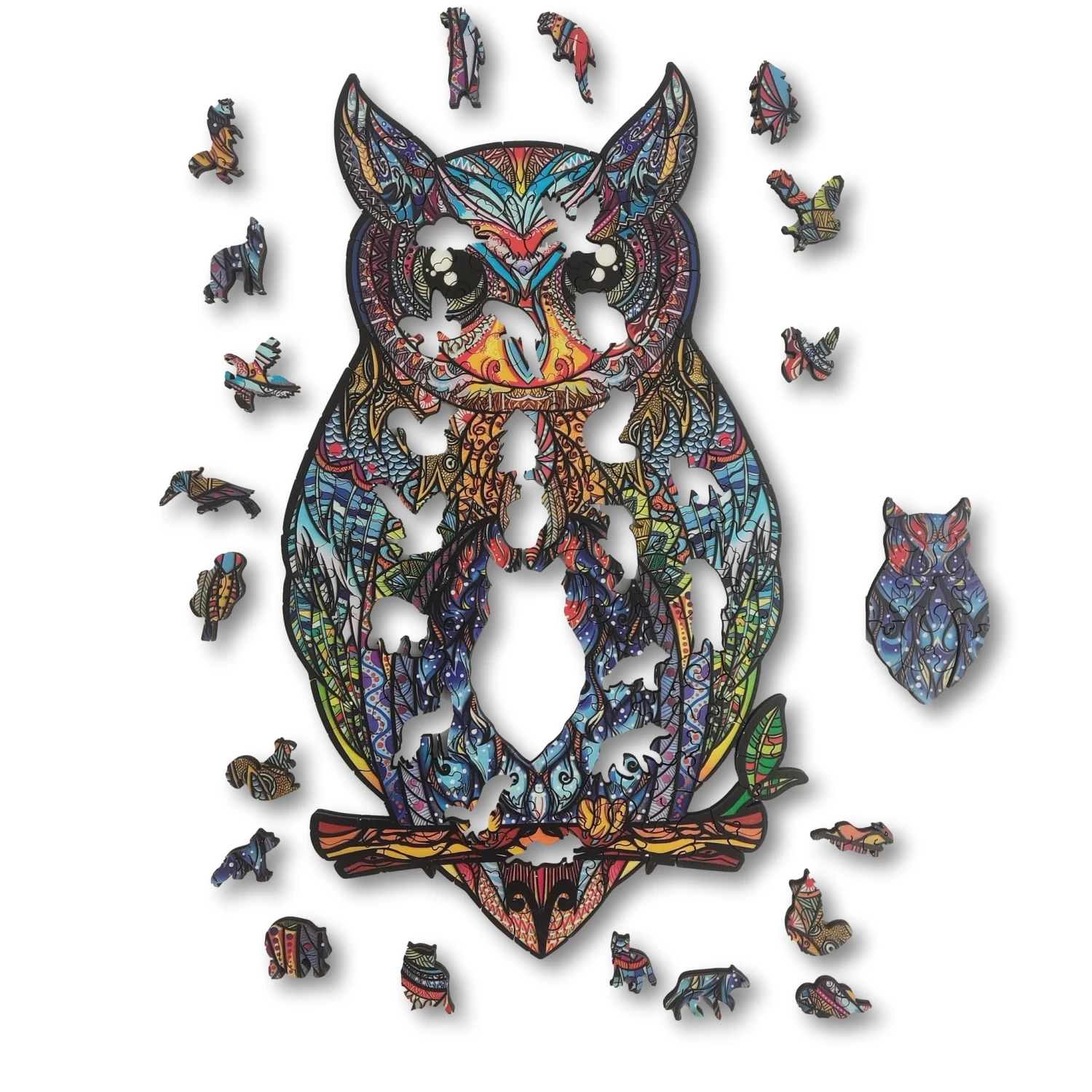 Aniwood Aniwood Puzzel Uil Medium - Afbeelding 4