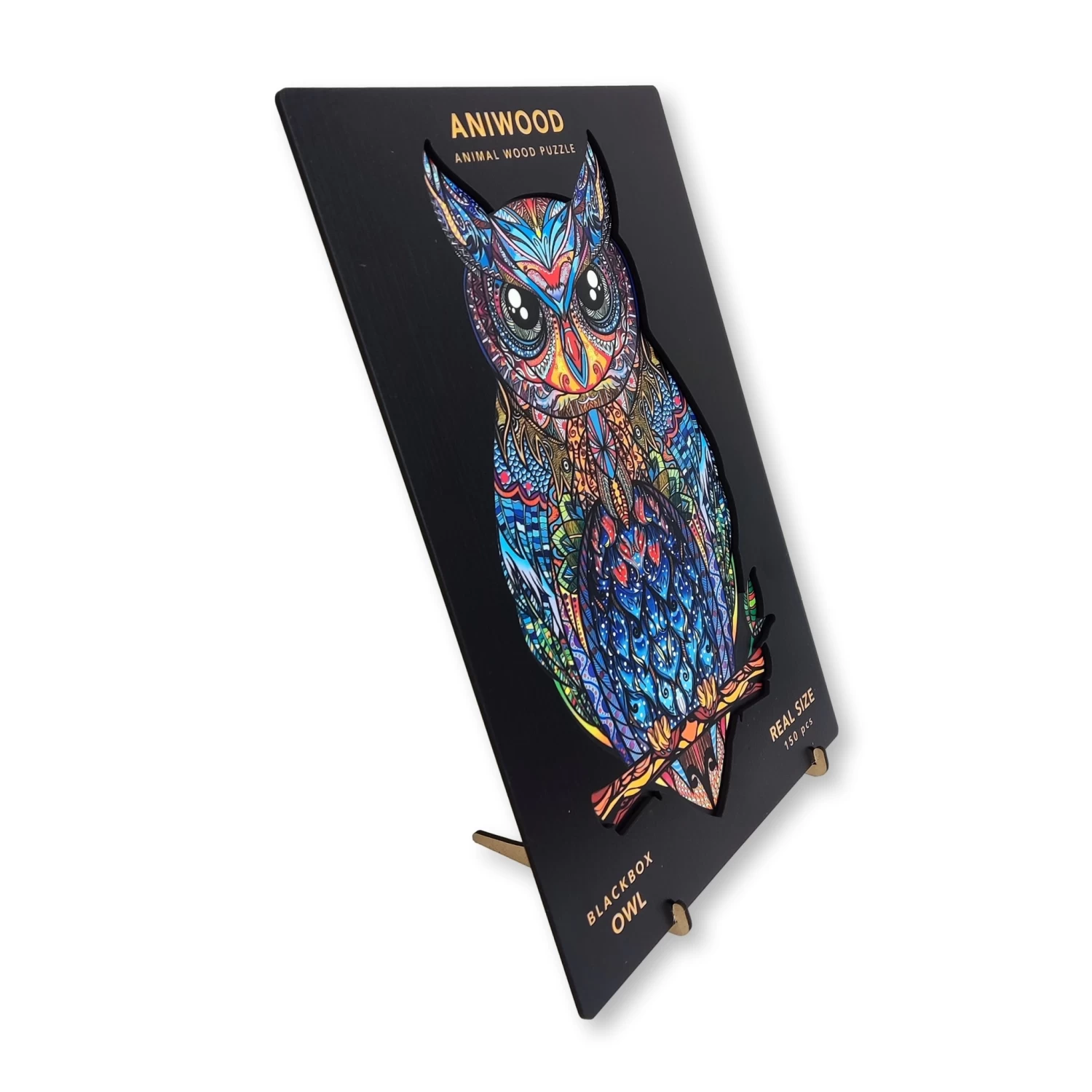 Aniwood Aniwood Puzzel Uil Medium - Afbeelding 6