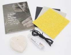 Kunstwerk Kunstwerk Amulet Speksteen Hart - 1 Stuk