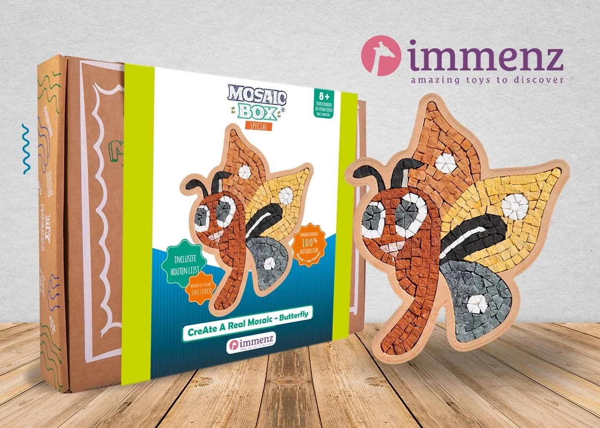 Neptune Mosaic Mozaïek DIY Vlinder 127 - Afbeelding 3