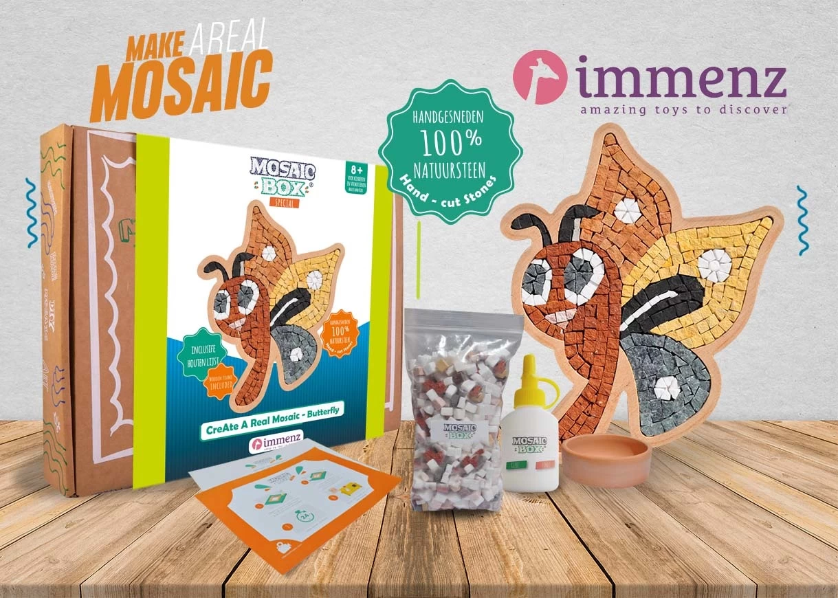 Neptune Mosaic Mozaïek DIY Vlinder 127 - Afbeelding 4