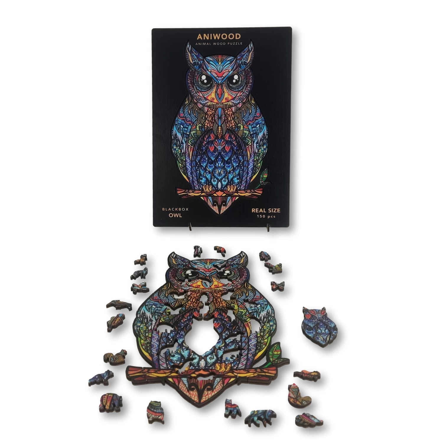 Aniwood Aniwood Puzzel Uil Medium - Afbeelding 8