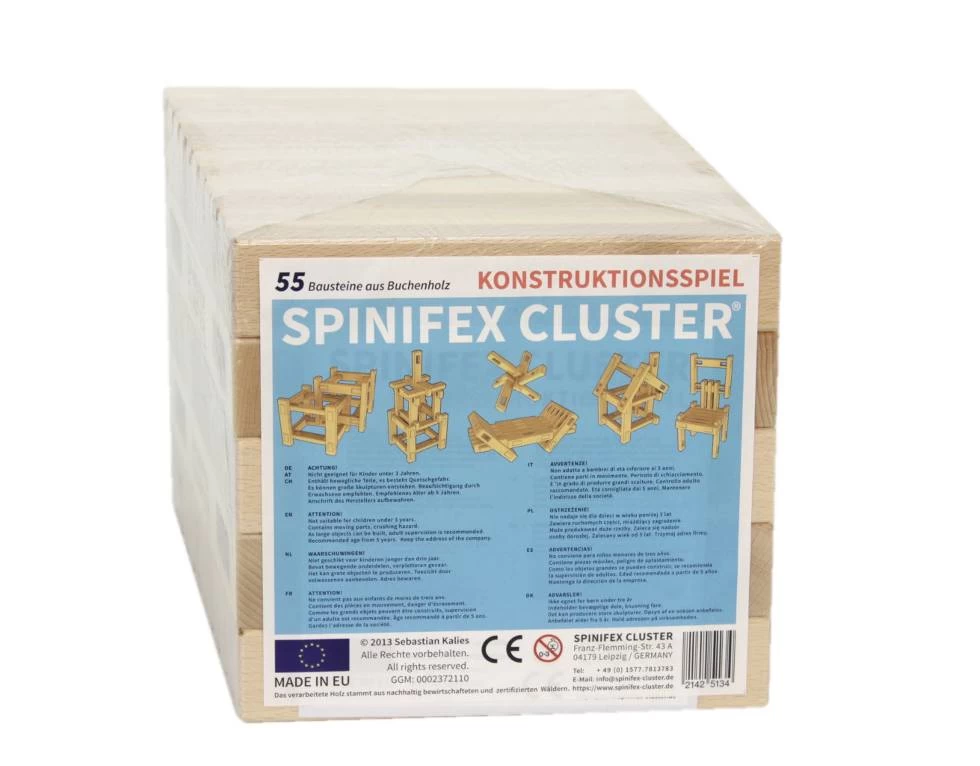 Spinifex Cluster Constructiespeelgoed Spinifex Cluster Bouwset 55 Stuks - Afbeelding 2