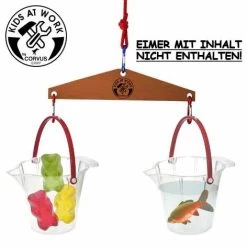 Kids At Work Kindergereedschap Eenvoudige Houten Weegschaal Voor Kinderen